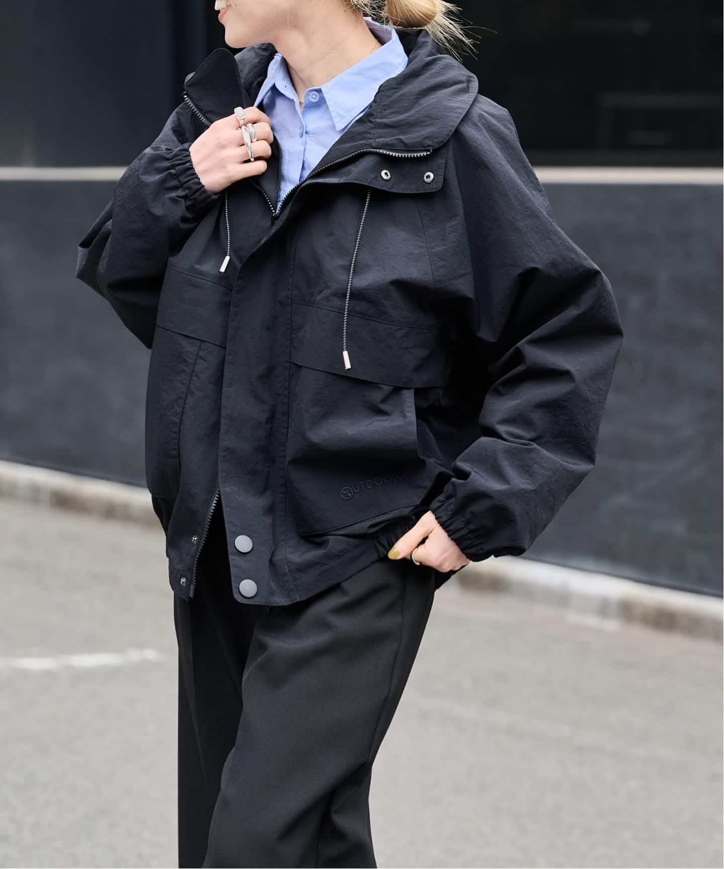 完売商品*OUTDOORPRODUCTS*アスレチックブルゾン*撥水アウター アスレチックブルゾン 撥水/ユニセックス着用可（マウンテンパーカー
